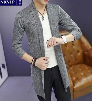 2019 spring and summer new cardigan sweater men long coat thin section korean windbreaker suits men's sweat blazers hombre grey
2019 spring and summer new cardigan sweater men long coat thin section korean windbreaker suits men's sweat blazers hombre grey