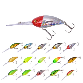 1pcs Long Lips Crankbait Fishing Lure 11cm/12.8g Artificial Hard Bait Bass Fishing Wobblers pesca jerkbait carp Fishing 
1pcs Long Lips Crankbait Fishing Lure 11cm/12.8g Artificial Hard Bait Bass Fishing Wobblers pesca jerkbait carp Fishing