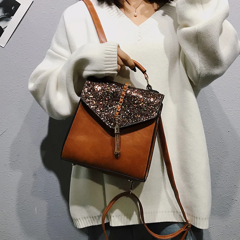 Backpack Women Cute Fashion Pu Leather Shoulder Bling Small Ladies Teenger Girls School Bags Back pack mochila tassel Shining
Backpack Women Cute Fashion Pu Leather Shoulder Bling Small Ladies Teenger Girls School Bags Back pack mochila tassel Shining