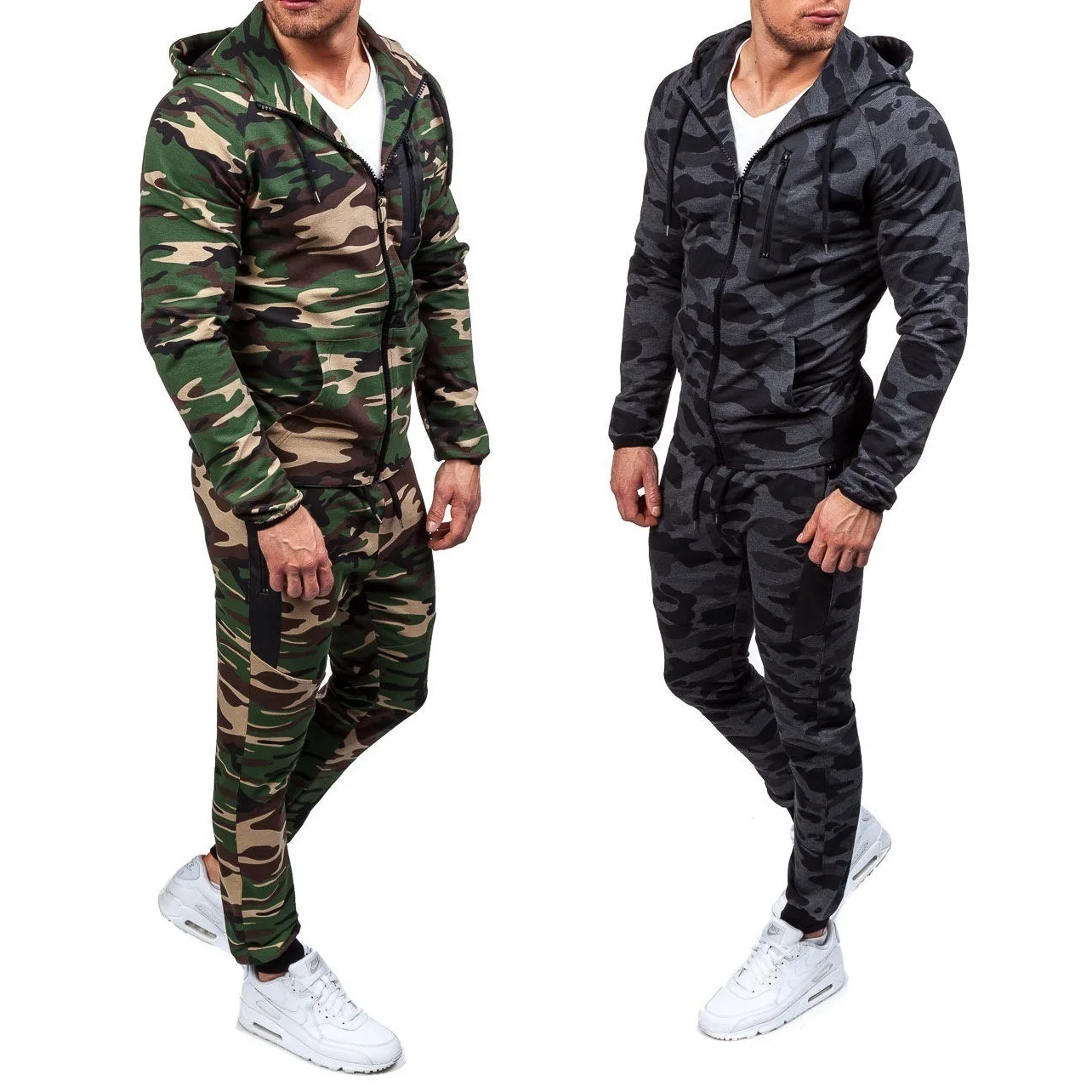 ZOGAA 2019 New Camouflage Printed Men Set Causal Jacket Men 2Pcs Tracksuit Sportswear Hoodies Sweatshirt Pants Jogger Suit
ZOGAA 2019 New Camouflage Printed Men Set Causal Jacket Men 2Pcs Tracksuit Sportswear Hoodies Sweatshirt Pants Jogger Suit