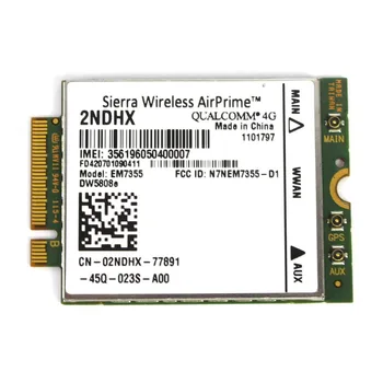 Wireless Adapter Card for Dell Wireless DW5808e 4G LTE EM7355 WWAN Module Card 2NDHX NPR73 PN01C 4GP3D
Wireless Adapter Card for Dell Wireless DW5808e 4G LTE EM7355 WWAN Module Card 2NDHX NPR73 PN01C 4GP3D