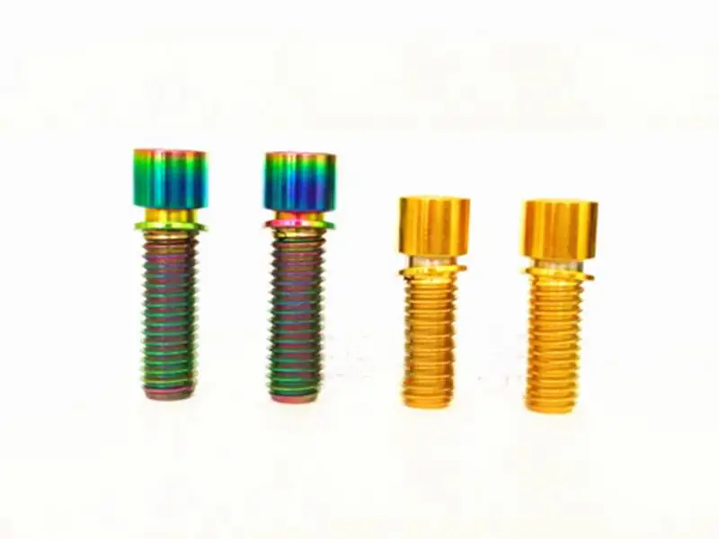(2) M8x20mm M8x25mm GR5 TC4 Titanium Socket Cap Head Bolt & Washer For Headset Stem
(2) M8x20mm M8x25mm GR5 TC4 Titanium Socket Cap Head Bolt & Washer For Headset Stem