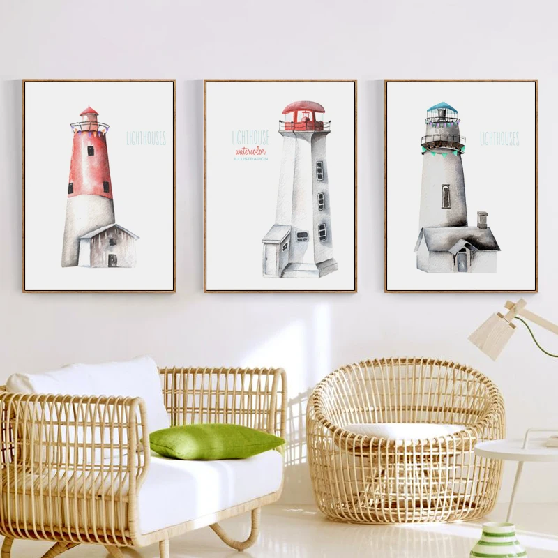 07G Simple Watercolor Lighthouse A4 A3 Canvas Art Painting Print Poster Picture Wall Lounge Living Room Home Decoration Mural
07G Simple Watercolor Lighthouse A4 A3 Canvas Art Painting Print Poster Picture Wall Lounge Living Room Home Decoration Mural