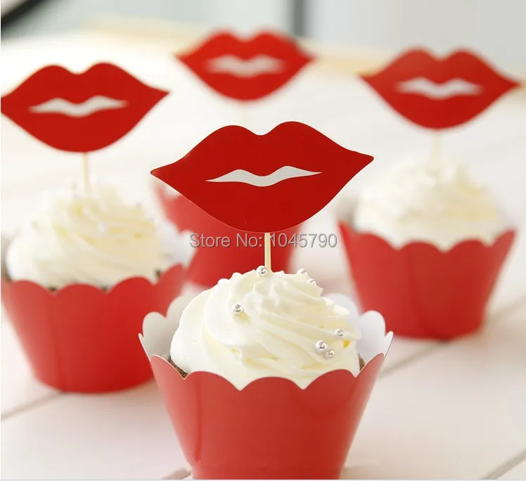 Free Shipping 24Pcs Red Lips Wedding Series Cupcake Wrappers Decoration Birthday Party Favors With Cupcake Topper Pick Supplies
Free Shipping 24Pcs Red Lips Wedding Series Cupcake Wrappers Decoration Birthday Party Favors With Cupcake Topper Pick Supplies