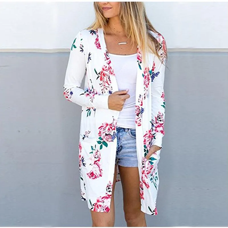 Plus Size 3XL Women Cardigan Spring Long Sleeve Floral Print Long Female Thin Kimono Loose Ladies Coat Slim Elegant Outerwear
Plus Size 3XL Women Cardigan Spring Long Sleeve Floral Print Long Female Thin Kimono Loose Ladies Coat Slim Elegant Outerwear