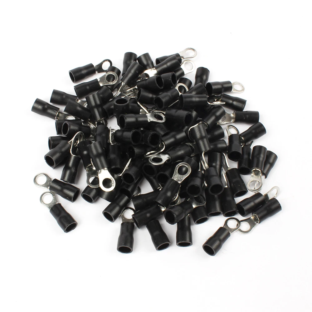 50PCS RV3.5-5 Black Ring insulated terminal suit 2.5-4mm2 cable Crimp Terminal Cable Wire Connector
50PCS RV3.5-5 Black Ring insulated terminal suit 2.5-4mm2 cable Crimp Terminal Cable Wire Connector