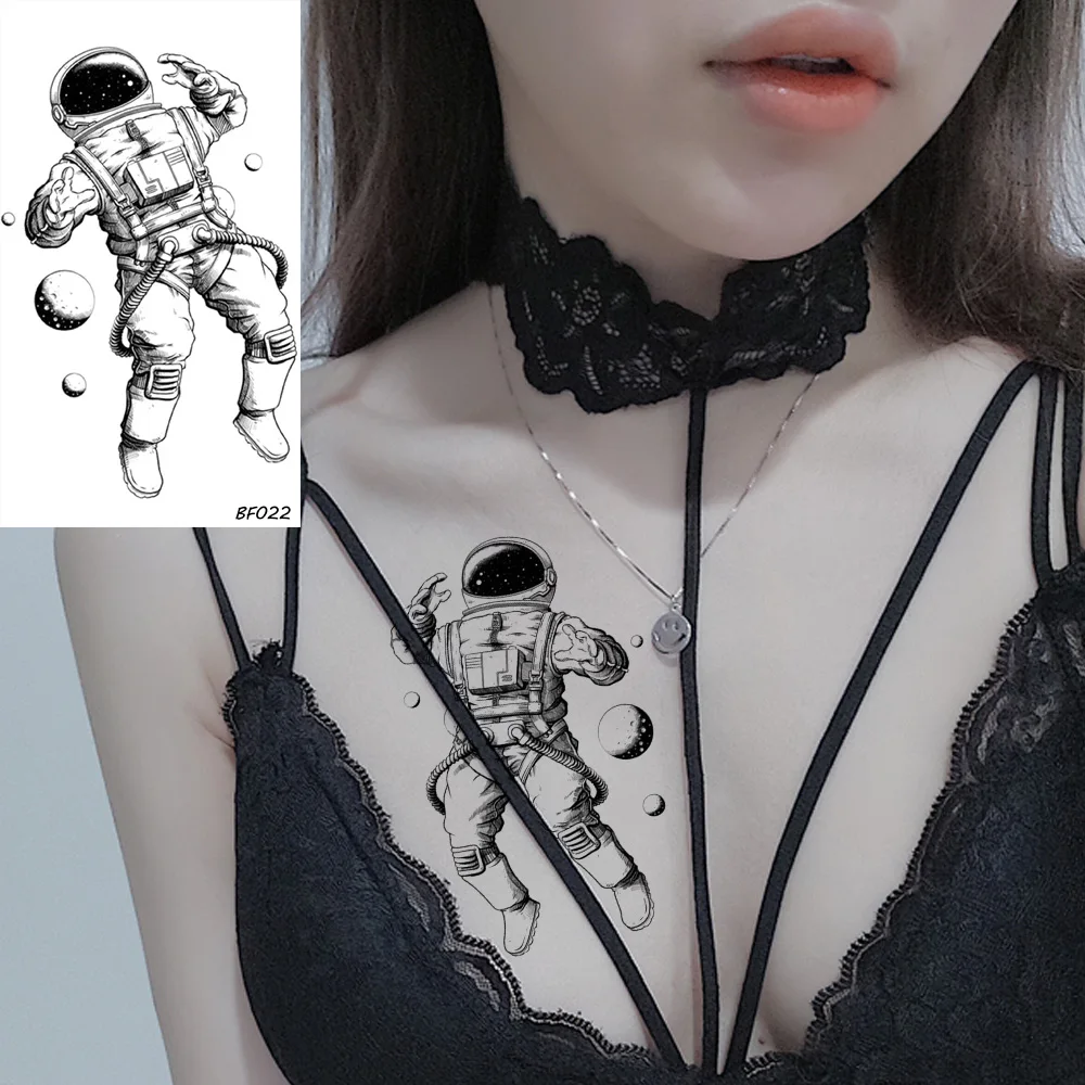 VANKIRS Small Astronaut Waterproof Fake Moon Tattoos Stickers Women Chest Arm Tatoo Temporary Custom Men Ankle Tattoo Adhesive
VANKIRS Small Astronaut Waterproof Fake Moon Tattoos Stickers Women Chest Arm Tatoo Temporary Custom Men Ankle Tattoo Adhesive