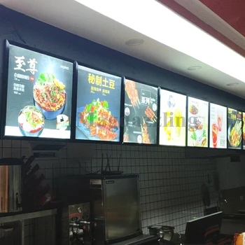 8PCS 500MMX700MM SLIM MAGNETIC ALUMINUM FRAME LED ILLUMINATED MENU LIGHT BOX FOR TAKE AWAY RESTAURANT
8PCS 500MMX700MM SLIM MAGNETIC ALUMINUM FRAME LED ILLUMINATED MENU LIGHT BOX FOR TAKE AWAY RESTAURANT