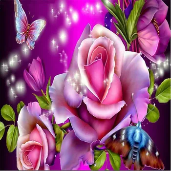 DIY Diamond painting cross stitch Flower 5D Mosaic Diamond Embroidery Purple rose Wall Decoration Stickers For Home Decoration
DIY Diamond painting cross stitch Flower 5D Mosaic Diamond Embroidery Purple rose Wall Decoration Stickers For Home Decoration