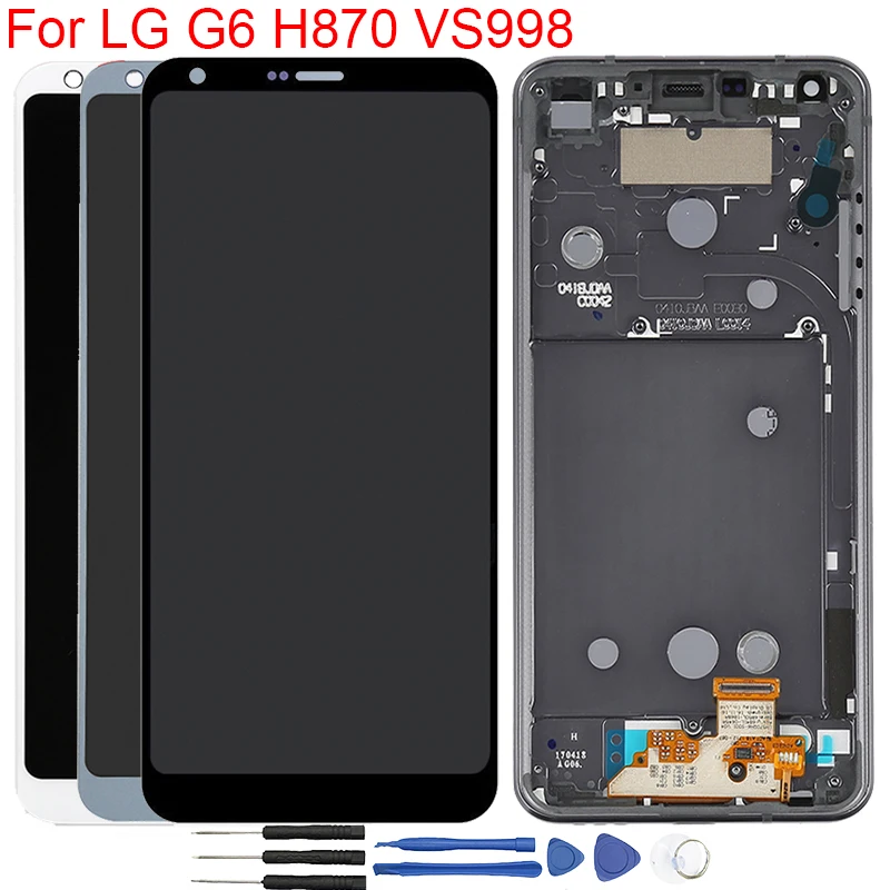 Original LCD For LG G6 Display With Frame Touch Screen Assembly Replacement Screen For LG G6 H870 H870DS VS998 LCD Display
Original LCD For LG G6 Display With Frame Touch Screen Assembly Replacement Screen For LG G6 H870 H870DS VS998 LCD Display