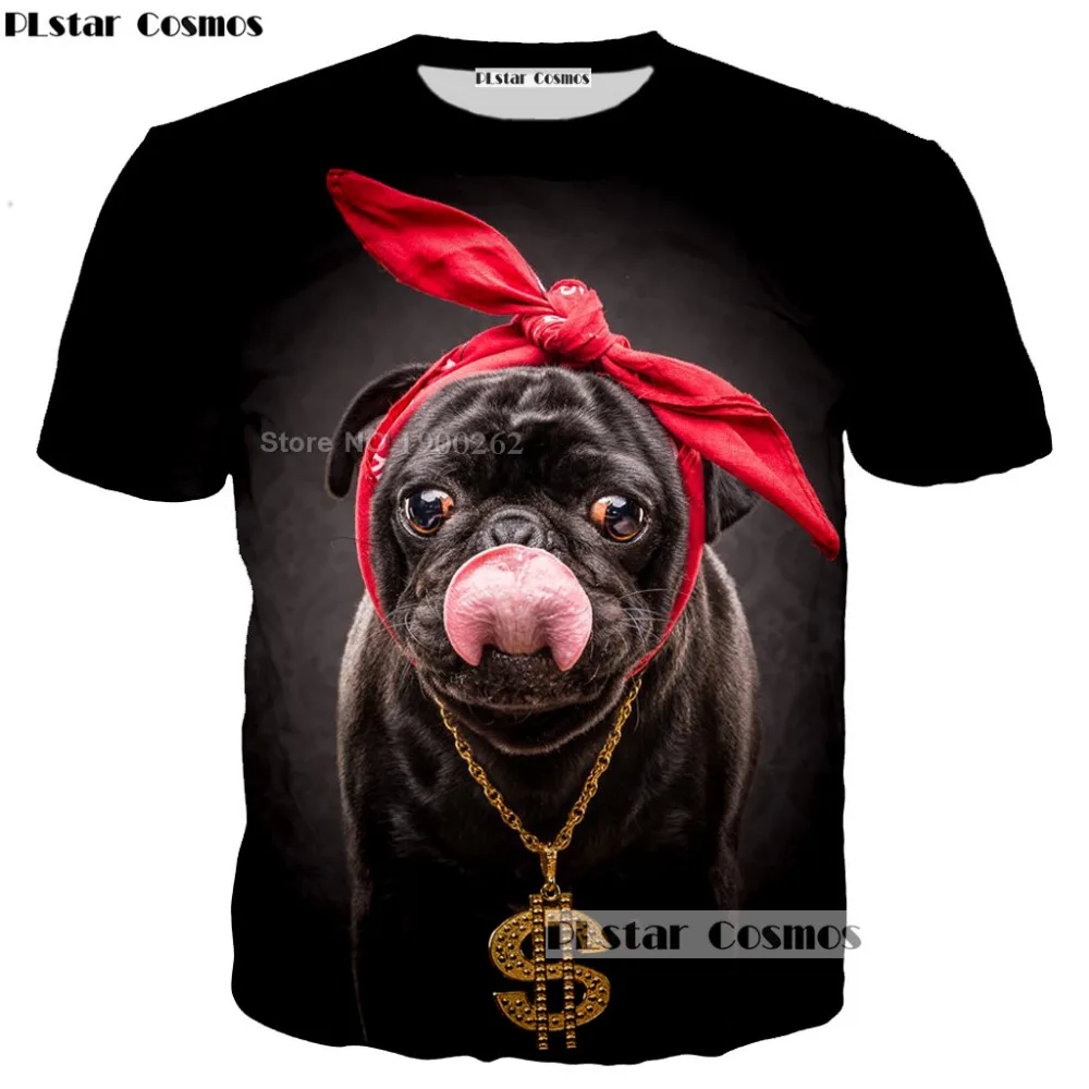 PLstar Cosmos funny animal t shirt PUG dog T-shirts fashion 3d print Women Men t shirts size S-5XL Drop shipping
PLstar Cosmos funny animal t shirt PUG dog T-shirts fashion 3d print Women Men t shirts size S-5XL Drop shipping