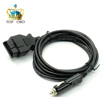 

OBD II Vehicle ECU Emergency Power For 12V DC Power Source Supply Cable Memory Saver(3Meter) ECU Power Interface Connector