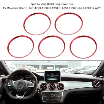 Car Styling 5pcs Air Vent Outlet Ring Cover Decoration Trim for Mercedes Benz CLA C117 CLA180 CLA200 CLA250 X156 GLA GLA200/220
Car Styling 5pcs Air Vent Outlet Ring Cover Decoration Trim for Mercedes Benz CLA C117 CLA180 CLA200 CLA250 X156 GLA GLA200/220