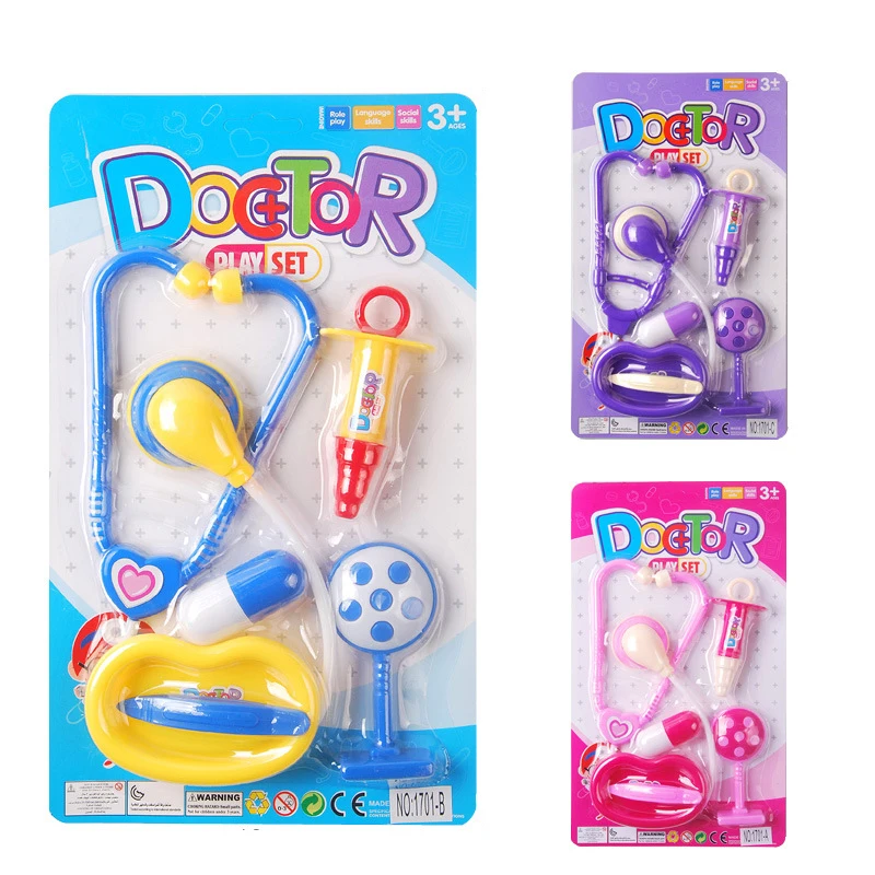 6pcs Stethoscope Syringe Medicine Capsule Tweezers Tray Surgical light Pretend Play Doctor Toys Set for Kids Cosplay Doctor Toy
6pcs Stethoscope Syringe Medicine Capsule Tweezers Tray Surgical light Pretend Play Doctor Toys Set for Kids Cosplay Doctor Toy