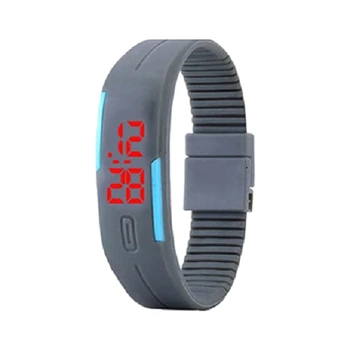 Fashion Mens Womens Ladies Wrist Watch Elegant Rubber LED Watch Date Sports Wristband Digital Wrist Watch Gray
Fashion Mens Womens Ladies Wrist Watch Elegant Rubber LED Watch Date Sports Wristband Digital Wrist Watch Gray