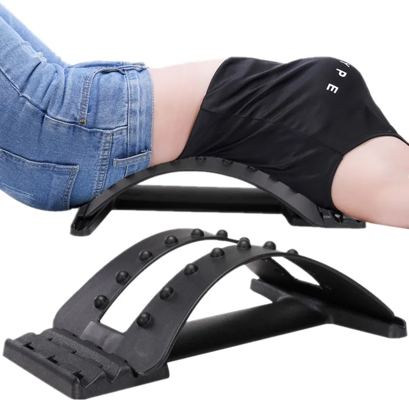 Back Massager Lumbar Support Stretcher Fitness Spine Pain Relief Back Stretching Lumbar Muscle Corrector Device Gym Equipment
Back Massager Lumbar Support Stretcher Fitness Spine Pain Relief Back Stretching Lumbar Muscle Corrector Device Gym Equipment