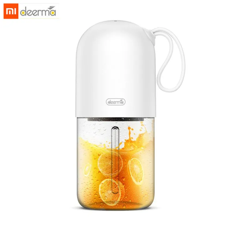 

XIAOMI MijiA Deerma Portable Mini Fruit Juicer Kitchen Electric Mixer Capsule Shape Powerful Electric Juice Cup XIAOMI YouPIN