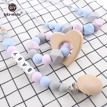 Let's make Baby Nursing Set Customize Name Pacifier Clip Chain Teething Heart Wooden Pendant Feeding Necklace Nurse Gift Teether
Let's make Baby Nursing Set Customize Name Pacifier Clip Chain Teething Heart Wooden Pendant Feeding Necklace Nurse Gift Teether