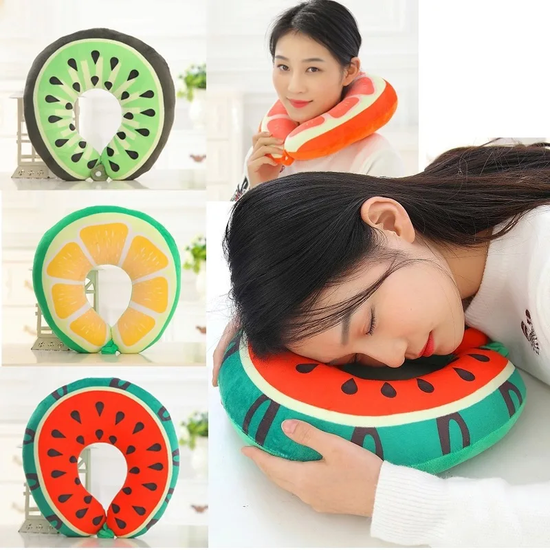 Lovely U-Shaped Pillow Fruit PP Cotton Office Nap for Car Airplane Headrest Nursing Travel Neck Cushion Pillowes
Lovely U-Shaped Pillow Fruit PP Cotton Office Nap for Car Airplane Headrest Nursing Travel Neck Cushion Pillowes