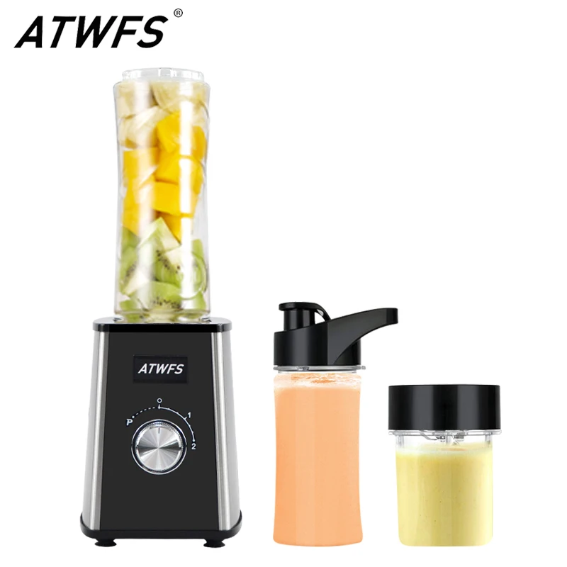 ATWFS Electric Multi-function Mixer Machine Blender Portable Home Grinder Juicer Mini Fruit Juice Extractor Mikser | Бытовая техника