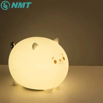 LED Cute Cat Animal Silicone Night Light Soft Cartoon Nursery Lamp Bedroom Baby Night Lamp Children Birthday Gift Toy
LED Cute Cat Animal Silicone Night Light Soft Cartoon Nursery Lamp Bedroom Baby Night Lamp Children Birthday Gift Toy