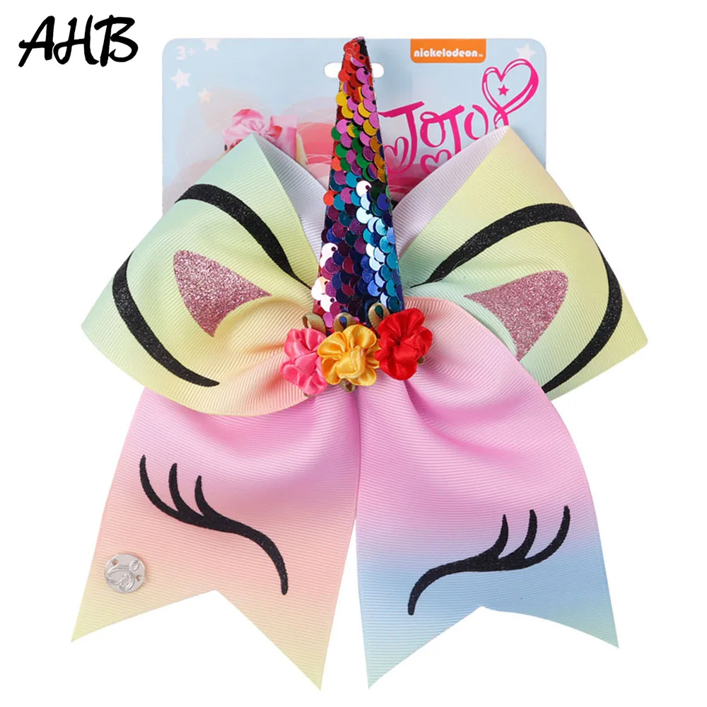 AHB Hair Accessories 7" Cheer Bows Hair Rubber Band for Girls Floral Sequin Horn Glitter Rainbow Print Unicorn Kids Hair Bows
AHB Hair Accessories 7" Cheer Bows Hair Rubber Band for Girls Floral Sequin Horn Glitter Rainbow Print Unicorn Kids Hair Bows
