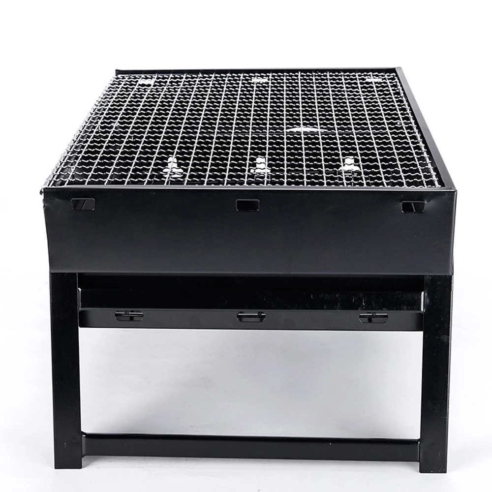 BBQ Grill Bakery Outdoor 2 People Charcoal Tool Carbon Barbecue Stove Foldable Barbecue tool 352720cm square barbecue rack (2)