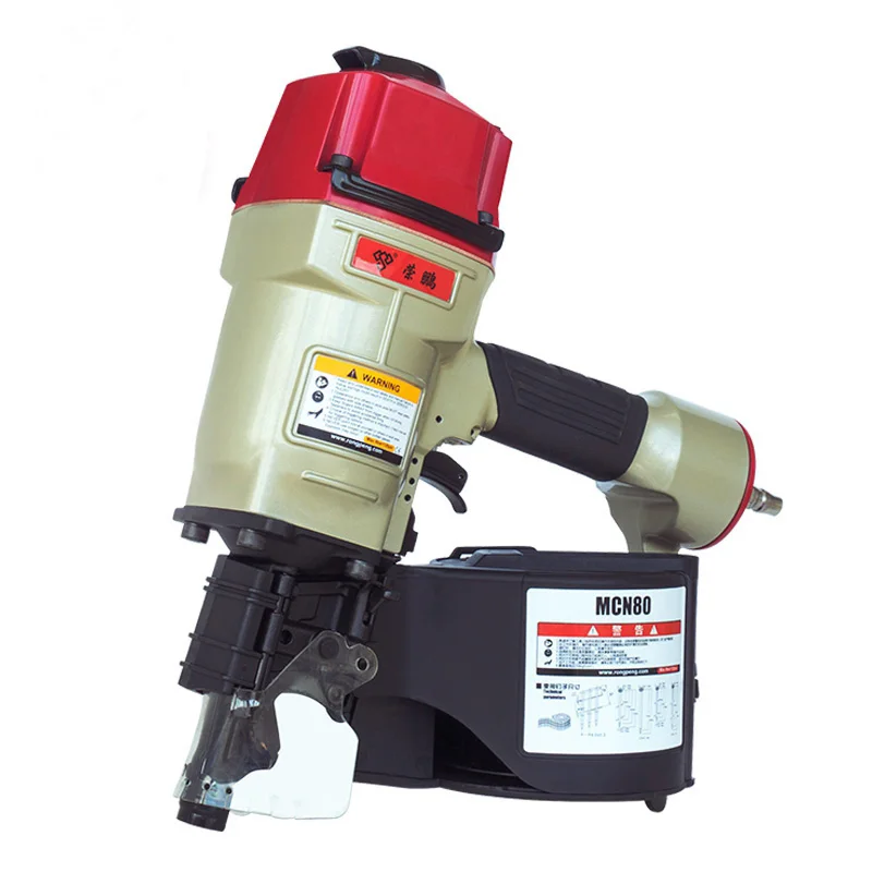 CN80 Industrial Pneumatic Coil Nailer Tool Air Nailing Gun for Pallet Making Air Gun
CN80 Industrial Pneumatic Coil Nailer Tool Air Nailing Gun for Pallet Making Air Gun