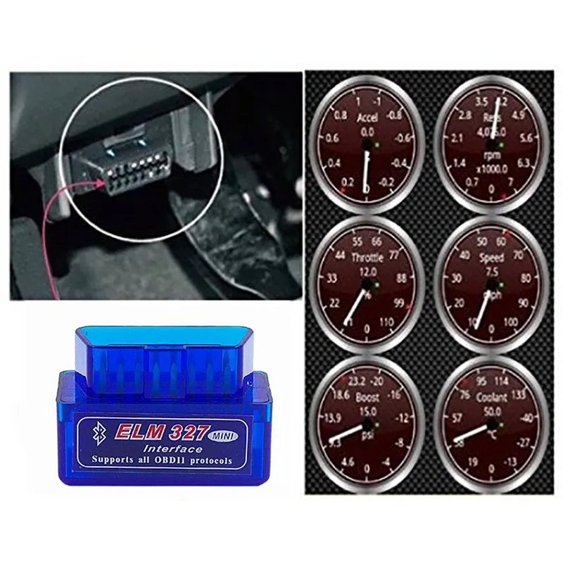 Auto Diagnostic Scanner MINI ELM327 Bluetooth V2.1 OBD2 Mini Elm 327 OBDII Car Diagnostic Scanner High Quality (4)