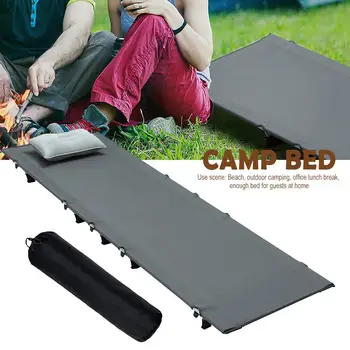 

Ultralight Folding Tent Camping Cot Bed Outdoor Travel Hiking Mat Office Lunch Break Bed Portable Accompanying Sleeping Bed