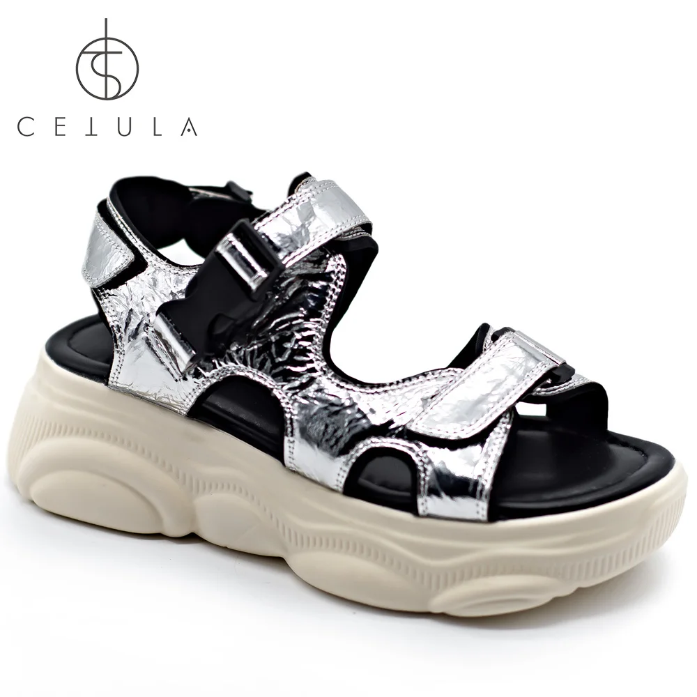 @Cetula Handmaking 2019 Summer Hook&Loop Buckle Fancy Series Wreckle Patent Leather Women Beach Sandals ft. Rome Style Design
@Cetula Handmaking 2019 Summer Hook&Loop Buckle Fancy Series Wreckle Patent Leather Women Beach Sandals ft. Rome Style Design