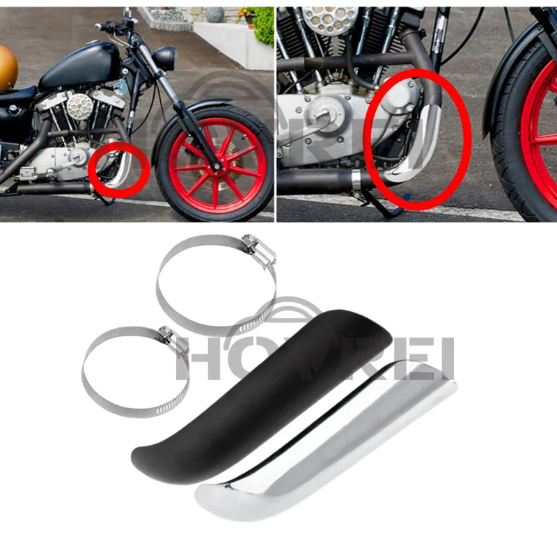 Motorcycle Heat Shield Curve Exhaust Muffler Pipe Heat Insulation shield Cover Heel Guard For Harley Honda Suzuki Chopper Cruise
Motorcycle Heat Shield Curve Exhaust Muffler Pipe Heat Insulation shield Cover Heel Guard For Harley Honda Suzuki Chopper Cruise