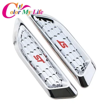 Color My Life Car ST Side Fender Sticker for Ford Focus 2 3 4 MK2 MK3 Fiesta Mondeo Escape Kuga EcoSport Explorer Edge Fusion
Color My Life Car ST Side Fender Sticker for Ford Focus 2 3 4 MK2 MK3 Fiesta Mondeo Escape Kuga EcoSport Explorer Edge Fusion