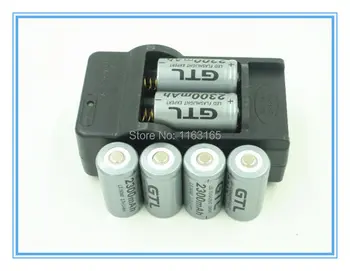 6x 2300mAh 16340 CR123A Rechargeable Li-ion Battery Gray For LED Flashlight + Travel Charger
6x 2300mAh 16340 CR123A Rechargeable Li-ion Battery Gray For LED Flashlight + Travel Charger