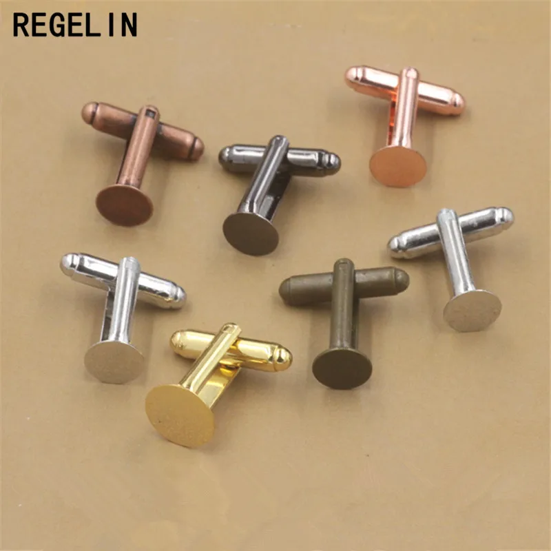 REGELIN French Style Cufflink Settings Blank Round Pad Tray Cabochon Base 10pcs 6mm/8mm/10mm/12mm For DIY Clothes Accessories
REGELIN French Style Cufflink Settings Blank Round Pad Tray Cabochon Base 10pcs 6mm/8mm/10mm/12mm For DIY Clothes Accessories