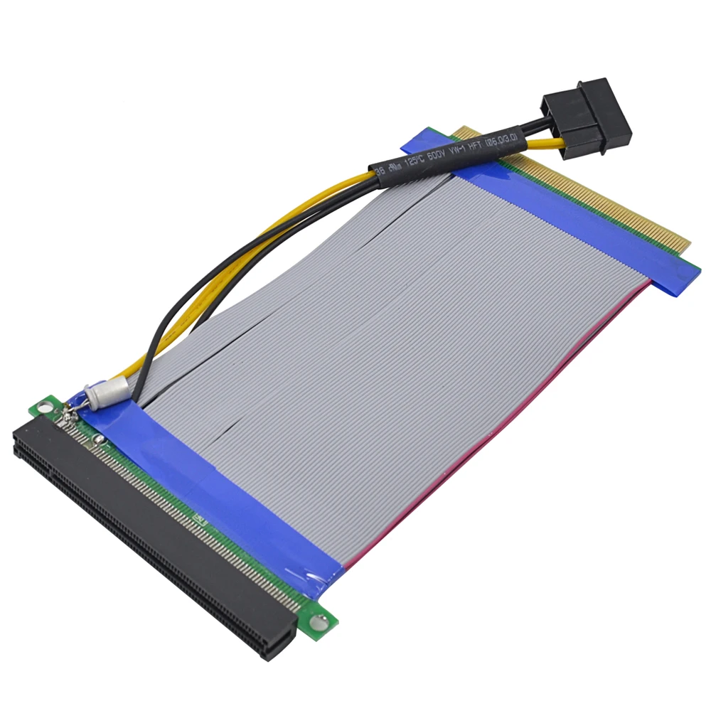 Удлинитель Райзер карты PCI Express 16X в преобразователь PCI-E PCIE плоский