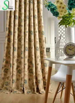 Blue Lotus Curtain Screens Decorative Fabric Printing Floral French Window Quality Curtains Cortinas For Living Room Bedroom 
Blue Lotus Curtain Screens Decorative Fabric Printing Floral French Window Quality Curtains Cortinas For Living Room Bedroom
