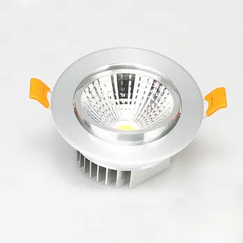 

LED Downlights COB 3W 5W 7W 12W Recessed LED downlight led Spot Light Lamp warm Silvery aluminum dimmable 220V 110V home decor