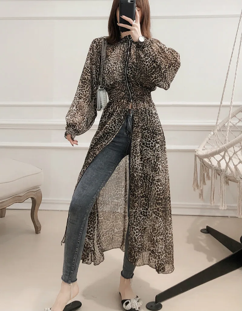 2019 Summer Beach Women Long Sleeve Leopard Kimonos Lady Long Sleeve Maxi Shirts Tops Women Beach Chiffon Coats Maxi Kimonos
2019 Summer Beach Women Long Sleeve Leopard Kimonos Lady Long Sleeve Maxi Shirts Tops Women Beach Chiffon Coats Maxi Kimonos