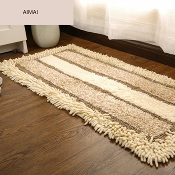 Home Decorative Cotton Floor Rug Super Cozy Non-slip Backing Absorbent Carpet Yellow Stripe Printing Doormat for Bedroom/Hallway
Home Decorative Cotton Floor Rug Super Cozy Non-slip Backing Absorbent Carpet Yellow Stripe Printing Doormat for Bedroom/Hallway