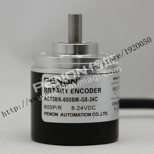 ACT38 / 6-600BM-G8-24C solid shaft 6mm600 line the outer diameter of 38mm optical rotary encoder
ACT38 / 6-600BM-G8-24C solid shaft 6mm600 line the outer diameter of 38mm optical rotary encoder