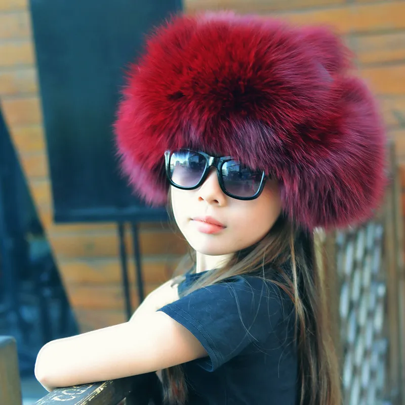 53-57cm Adjustable Baby Real Fox Fur Winter Hat Girls Warm Ears Protector Hat Baby Earflap Caps Child Kids Beanie Leifeng Hat
53-57cm Adjustable Baby Real Fox Fur Winter Hat Girls Warm Ears Protector Hat Baby Earflap Caps Child Kids Beanie Leifeng Hat
