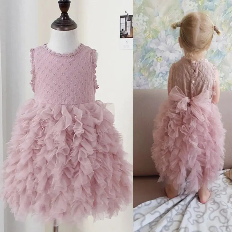 Girl Princess Dress 2019 New Fashion Style Children Sleeveless Baby Birthday Dresses Solid Color Cloth Party Dress Kids Dresses
Girl Princess Dress 2019 New Fashion Style Children Sleeveless Baby Birthday Dresses Solid Color Cloth Party Dress Kids Dresses