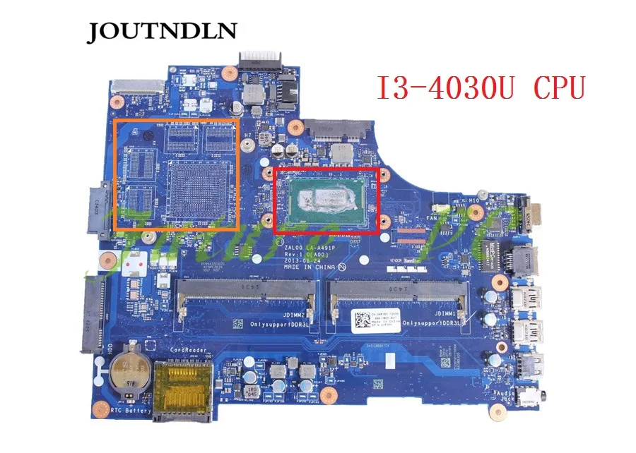 Материнская плата JOUTNDLN для ноутбука Dell Latitude 3540 CN-08P1RY 08P1RY 8P1RY ZAL00 LA-A491P W/ I3-4030U CPU |