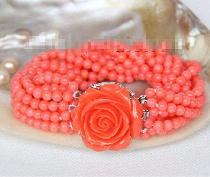 Free shipping >>>>>>AAA 8" 10row round pink coral beads bracelet Imitation pink coral clasp j9606
Free shipping >>>>>>AAA 8" 10row round pink coral beads bracelet Imitation pink coral clasp j9606