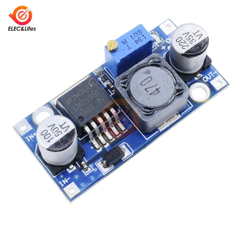 1Pcs LM2596 DC-DC Buck Converter Step Down Module Non-isolated board Power Supply Output 1.25V-30V
1Pcs LM2596 DC-DC Buck Converter Step Down Module Non-isolated board Power Supply Output 1.25V-30V