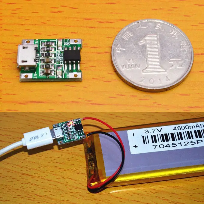 5V USB 1S 3.7V Lithium Lipo Li-ion 18650 Battery Charging Board Charger Module module
5V USB 1S 3.7V Lithium Lipo Li-ion 18650 Battery Charging Board Charger Module module