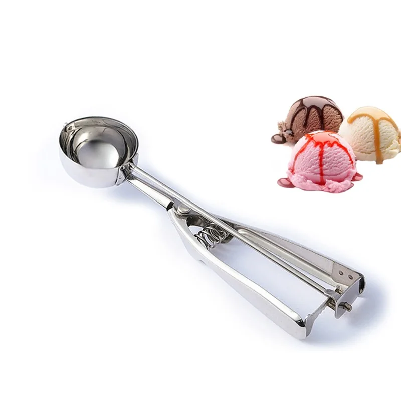 1PC Ice Cream Scoop Kitchen Stainless Steel Handle Fruit Digging Spoon Wholesale Ice Cream Scoop Stacks
1PC Ice Cream Scoop Kitchen Stainless Steel Handle Fruit Digging Spoon Wholesale Ice Cream Scoop Stacks