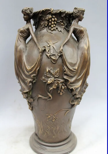 free 15 Western Bronze Copper Marble Art Home Decoration Three Bell Statue sculpture fast
free 15 Western Bronze Copper Marble Art Home Decoration Three Bell Statue sculpture fast