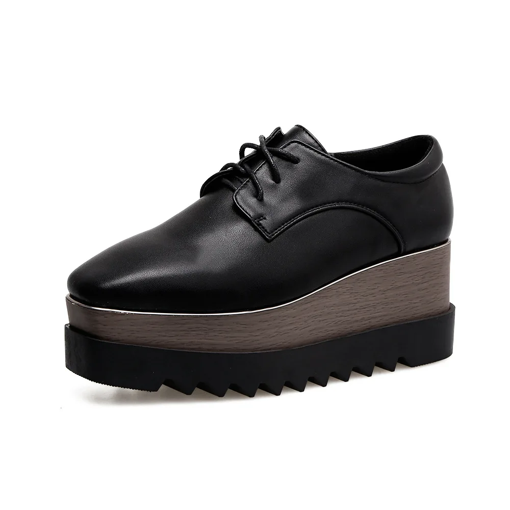 Square Toe Wedges Shoes Womens British Style Women Casual Shoes Female Platform Sneakers Ladies Shoes 
Square Toe Wedges Shoes Womens British Style Women Casual Shoes Female Platform Sneakers Ladies Shoes